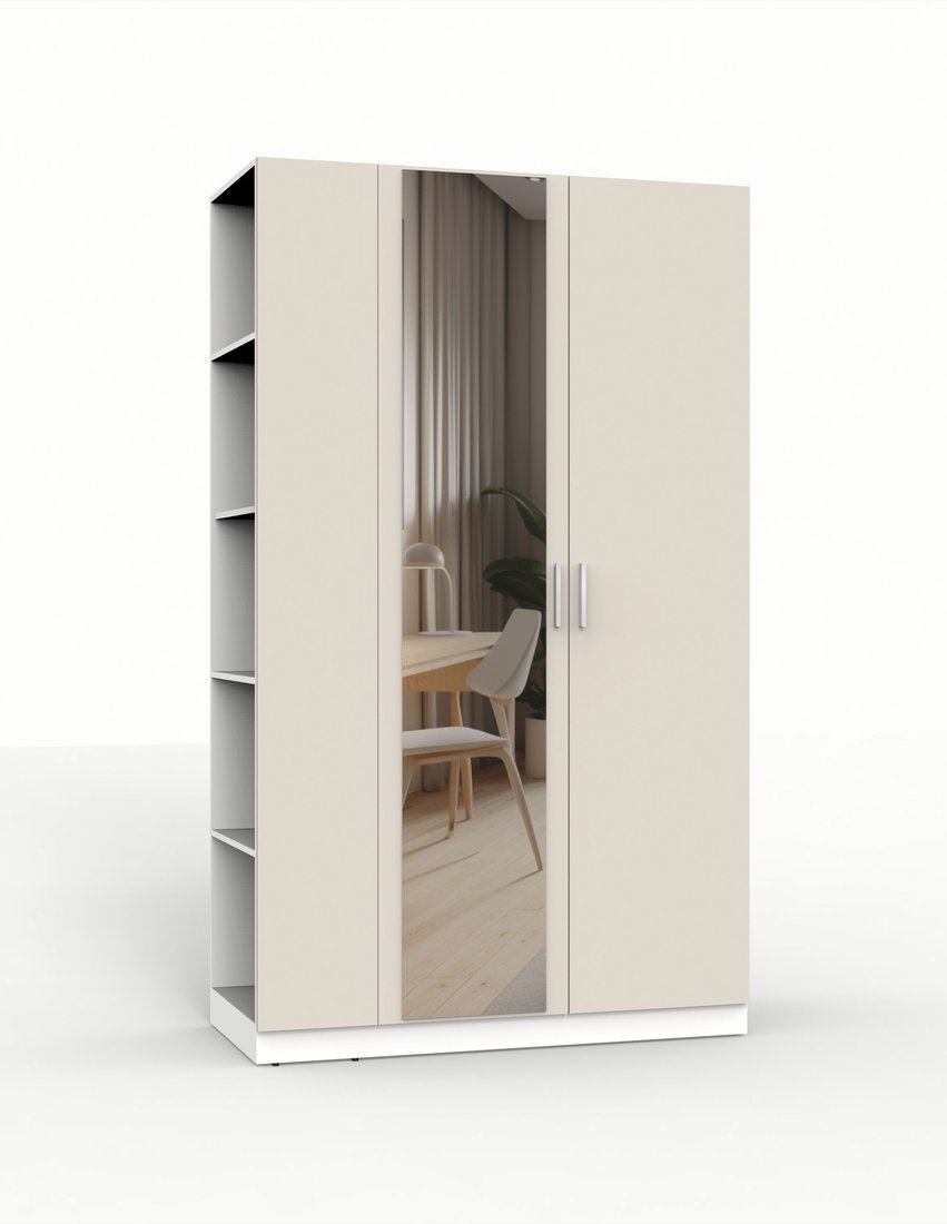 

Шкаф распашной Интермебель Марсель-15 МР 01-15 (кашемир)