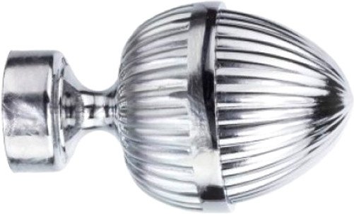 

Наконечник для карниза Lm Decor YF054 Одеон 25мм (хром)