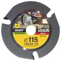 

Отрезной диск GRAFF Speedcutter115