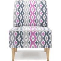 Интерьерное кресло MONOFIX Одос Принт кресло (абстракция фиолетовый/микровелюр)