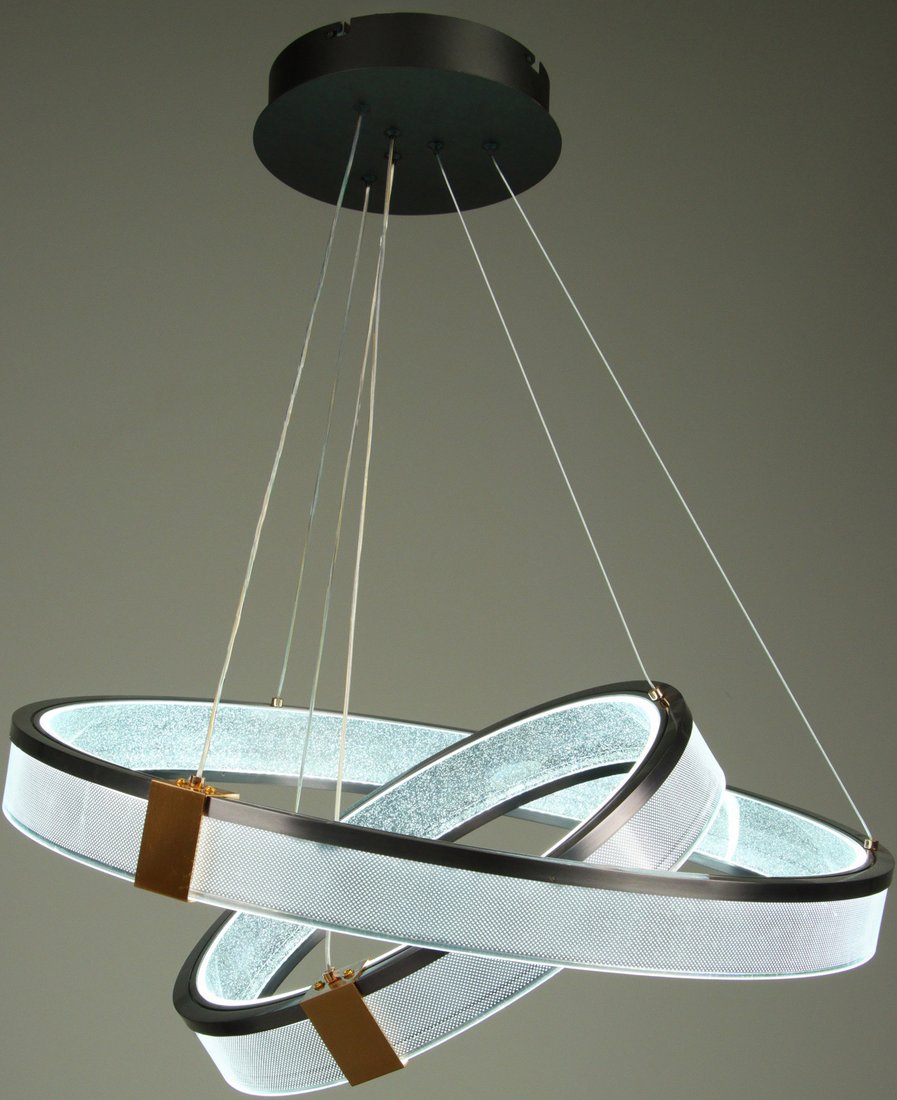 

Подвесная люстра BayerLux Emma 10553506 (черный/кофе/золото)