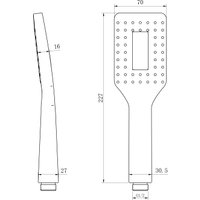 Душевая система  Lauter Inset 21CK088C-511-2 с лейкой 21S20109