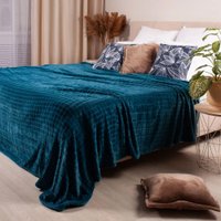 Плед Casa Conforte Aspen 150x200 6155356 (бирюзовый)