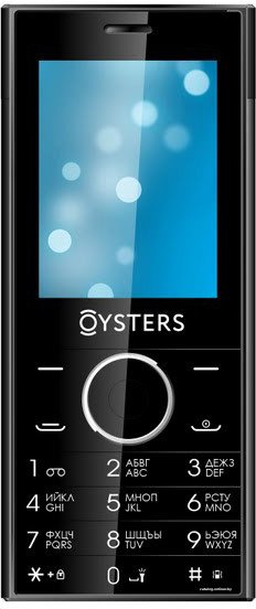 Кнопочный телефон Oysters Ufa Black