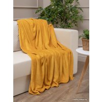 Плед Tex Republic Absolute Однотонный Фланель 150x200 31555 (желтый)