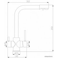 Смеситель ZorG SH 552 BLACK BR