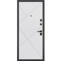 Металлическая дверь Guard 96x205x7 правая (серебристый/белый матовый)