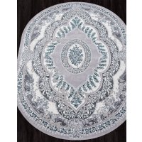 Ковер для жилой комнаты Merinos Palermo F290-OVAL-GRAY (2х2.9)