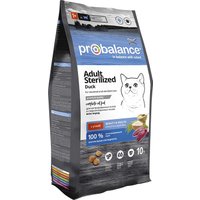 Сухой корм для кошек Probalance Sterilized Корм сухой для стерилиз. кошек/кастр. котов утка 10 кг
