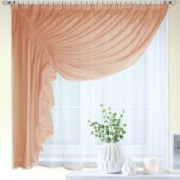 Тюль Nivasan Ромео 280x170 левая RM (коричневый)