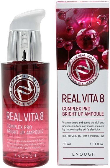 

Enough Сыворотка для лица Real Vita 8 Complex Pro Bright Up Ampoule 30 мл
