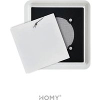 Вентиляционная решетка HOMY AIR квадратный AS125W 20x20 (белая)