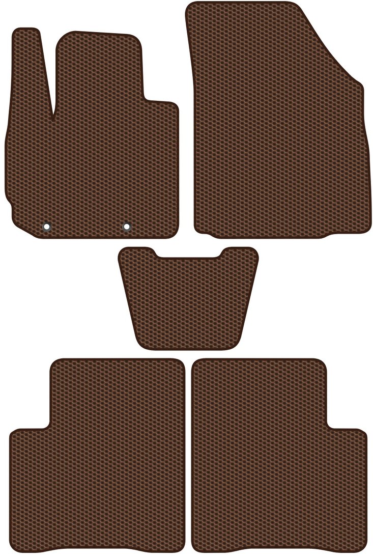 

Комплект ковриков для авто Alicosta Mitsubishi Xpander I (минивэн / NC1W) 2017 - 2022 (коричневый, сота)