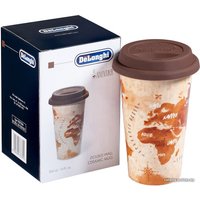 Многоразовый стакан DeLonghi DLSC056 0.3л (бежевый/коричневый)