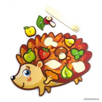 Магнитная рыбалка WoodLand Toys Ежик 062202