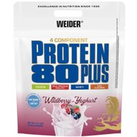 Протеин сывороточный (изолят) Weider Protein 80+ (лесные ягоды/йогурт, 2 кг)