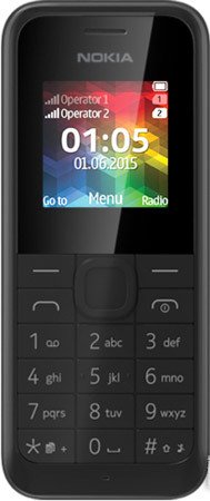 Кнопочный телефон Nokia 105 Dual SIM Black