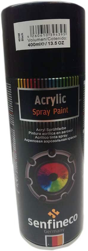 

Автомобильная краска Senfineco Acrylic черный глянцевый 400мл 4039