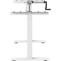 Подстолье для работы стоя ErgoSmart Manual Desk Compact FR (белый)