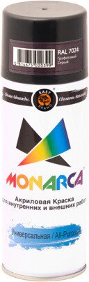 

Краска Monarca Универсальная RAL 7024 0.52 л (серый графит)