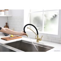 Смеситель Paulmark Siegen Si213111-BR (бронза/черный)