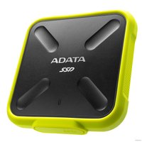 Внешний накопитель ADATA SD700 256GB (черный/желтый) [ASD700-256GU3-CYL]