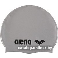 Шапочка для плавания ARENA Classic Silicone Cap 91662 51 (silver)