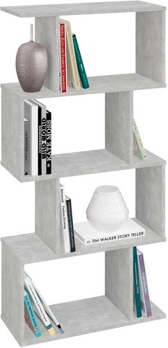 Стеллаж Polini Kids Home Smart фигурный 4 секции 0002273.75 (бетон)