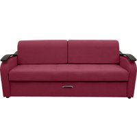 Диван Сириус Лидер-2 НПБ 215x110 (Eva 16 велюр темно-красный)