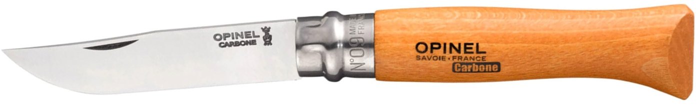 

Складной нож Opinel N°9 углеродистая сталь (бук)