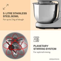 Планетарный миксер Klarstein Bella Pico 2G (серебристый)