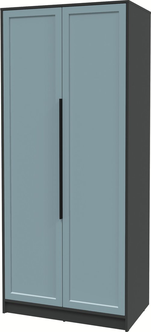 

Шкаф распашной Интерлиния Концепт Тренд КТ-Ш2 (антрацит/океан)