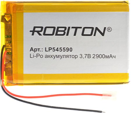 

Аккумулятор Robiton LP545590 2900mAh 1 шт.