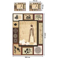 Набор текстиля для спальни Ambesonne Япония: Гейша среди цветов 160x220 bcsl_32120