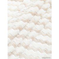 Плед Tex Republic Absolute Зигзаг двухцветный Flannel 220x200 92572 (бежевый)