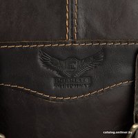 Сумка через плечо Poshete 196-3490-DBW (коричневый)