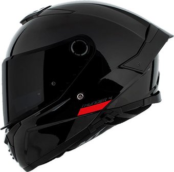 Мотошлем MT Helmets Thunder 4 SV Solid A1 Gloss (XL, черный)