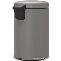 Мусорное ведро Brabantia Pedal Bin NewIcon 12 л (минерально-серый)