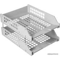 Лоток для бумаг Стамм Strong ЛТ101 (2шт, серый)