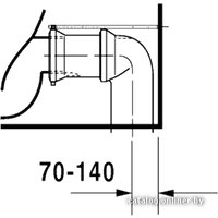 Унитаз напольный Duravit Starck 3 (012809) (без сиденья)