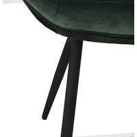 Стул AksHome Darren 76479 (темно-зеленый/черный)