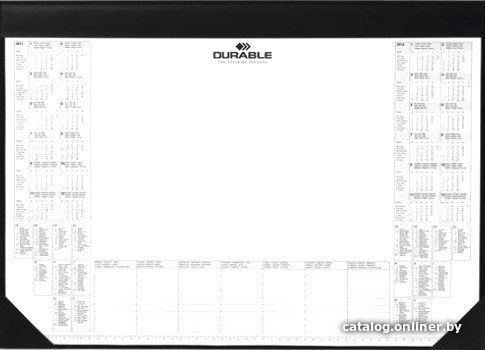 Бювар Durable с планингом 729101 (черный)
