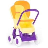 Коляска для кукол Полесье Alisa 4-х колесная 95237 (желтый)