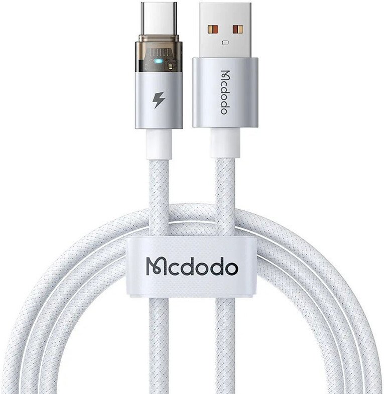 

Кабель McDodo CA-6892 USB Type-A - USB Type-C 100W (1.2 м, белый)