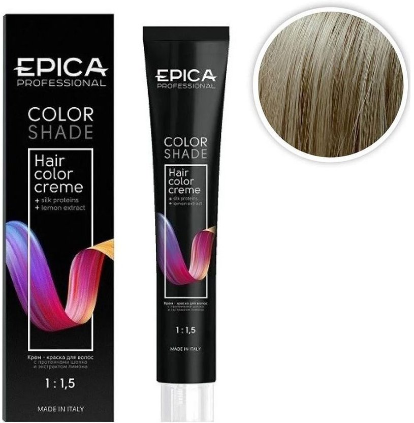 

Крем-краска для волос Epica Professional Colorshade 8.1 светло-русый пепельный (100 мл)