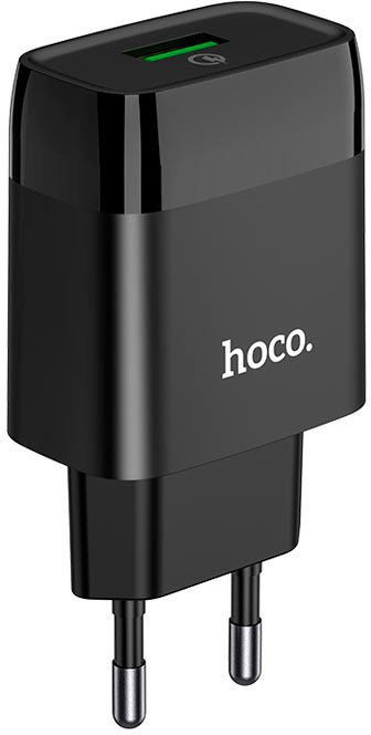Сетевое зарядное Hoco C72Q (черный)