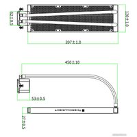 Система жидкостного охлаждения для процессора Thermalright Frozen Edge 360 (белый)