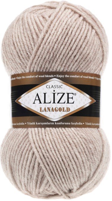 

Пряжа для вязания Alize Lanagold 585 (240 м, камень)