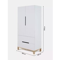 Шкаф распашной Rant Indy 352 (Cloud White)