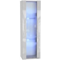 Шкаф-пенал НК-Мебель Point Тип-21 (белый/белый глянец)